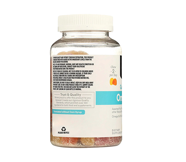 Omega 3Gelatin Gummy Sharpe w/SugarCoated 