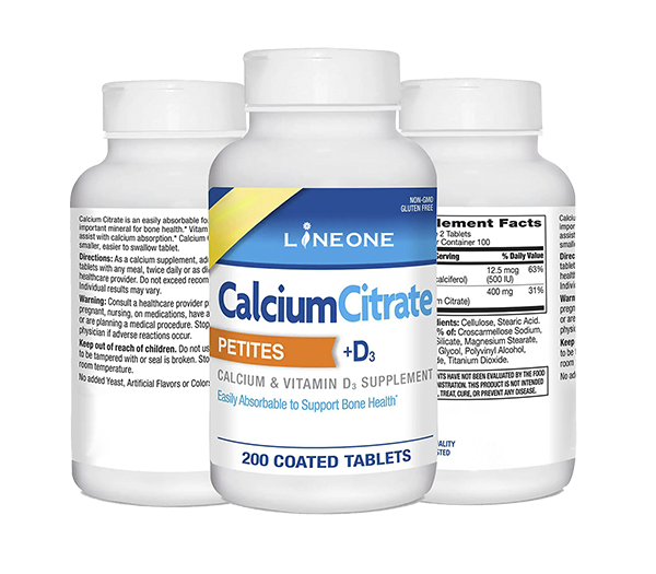 Calcium citrate +Vitamin D 3 Tablet